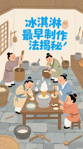 冰淇淋最早的制作方法你知道多少呢