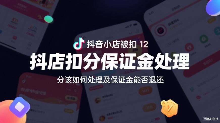 抖音小店被扣12分该如何处理及保证金能否退还