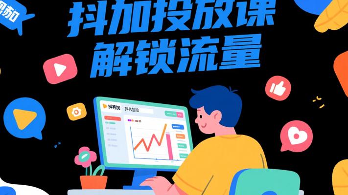 短视频抖加投放实战课：解锁流量增长密码