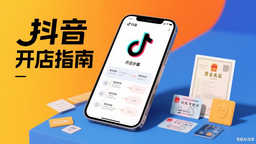 个人抖音卖家开店铺的步骤及所需准备事项