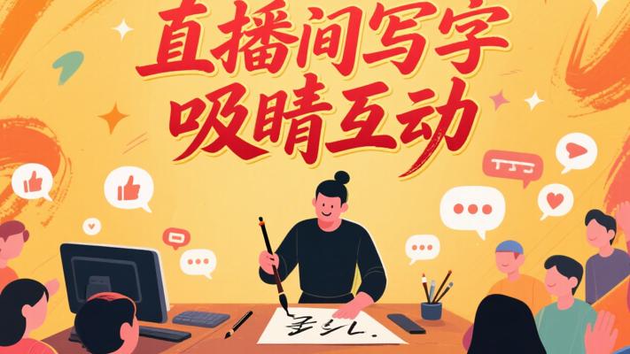 直播间写字：以笔墨魅力打造吸睛互动场景