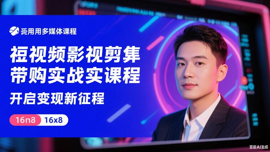 短视频影视剪辑带货实战课程：开启变现新征程