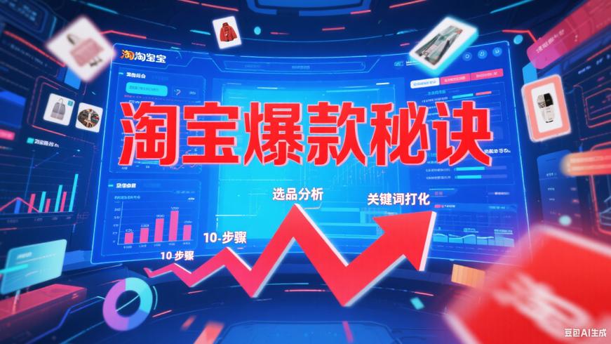 淘宝爆款打造十步法助力新手突破销售困境