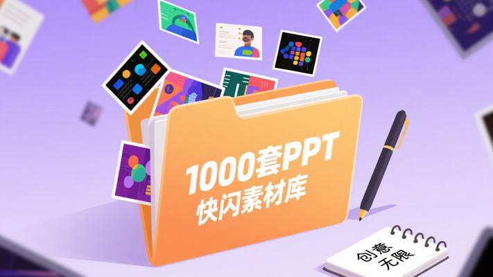1000套快闪PPT模板：多场景创意素材宝库