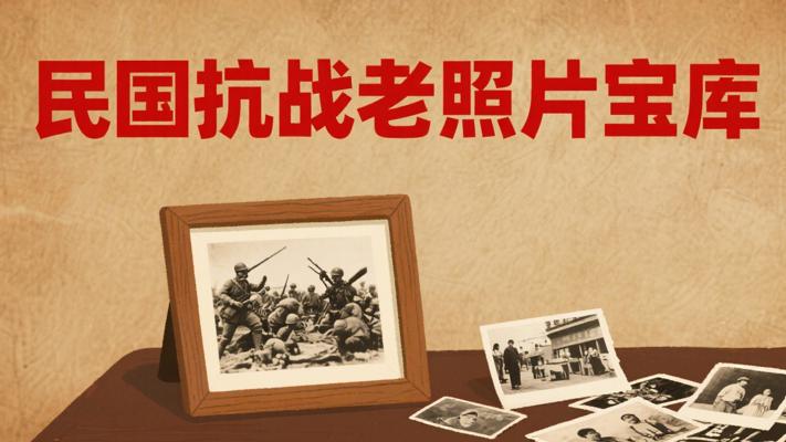 民国抗战民俗老照片：珍贵高清历史影像宝库