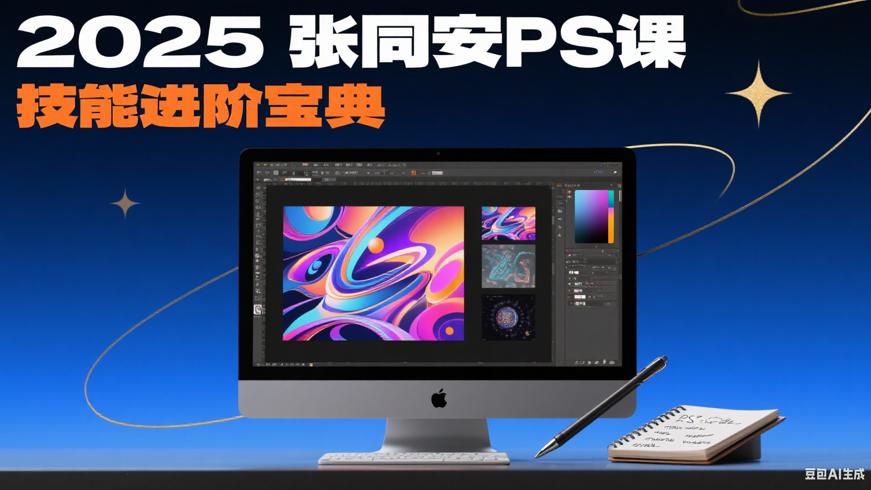《2025张同安PS设计通关100讲》：PS技能进阶宝典