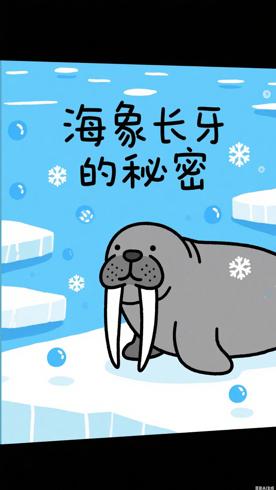 海象的长牙可不只是打架用的秘密