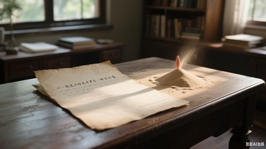 以一指流沙时光书岁月一封长信笺