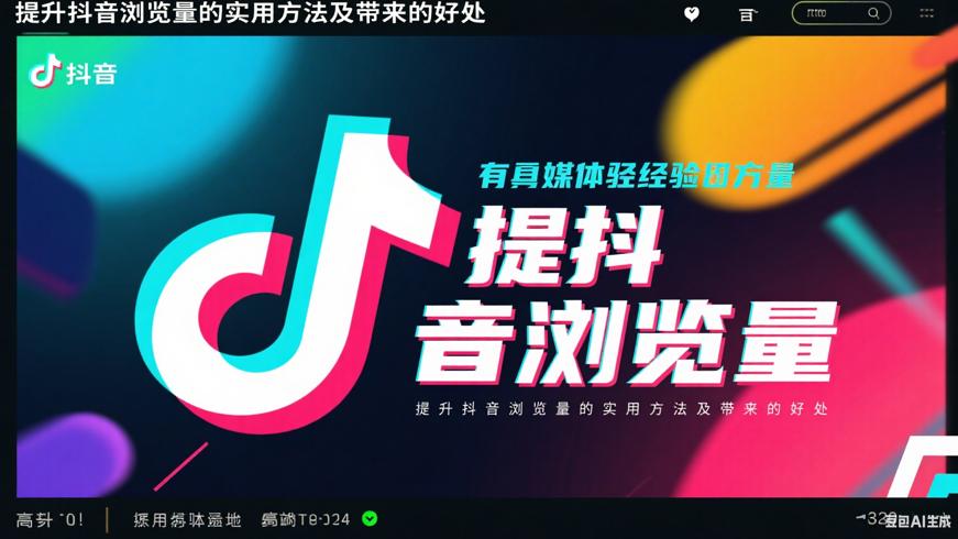 提升抖音浏览量的实用方法及带来的好处