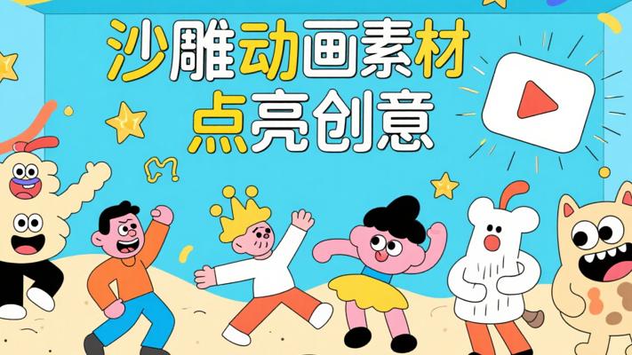 沙雕动画短视频素材：点亮搞笑创意的宝藏资源