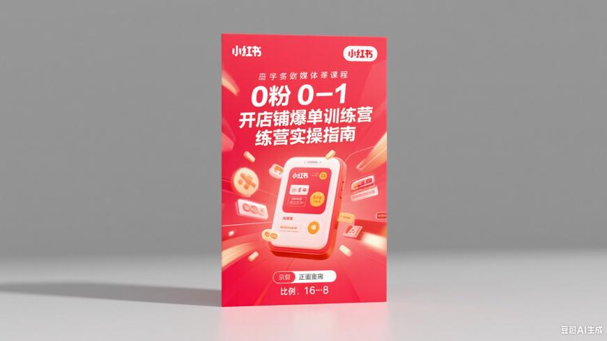 小红书0粉0-1开店铺爆单训练营实操指南