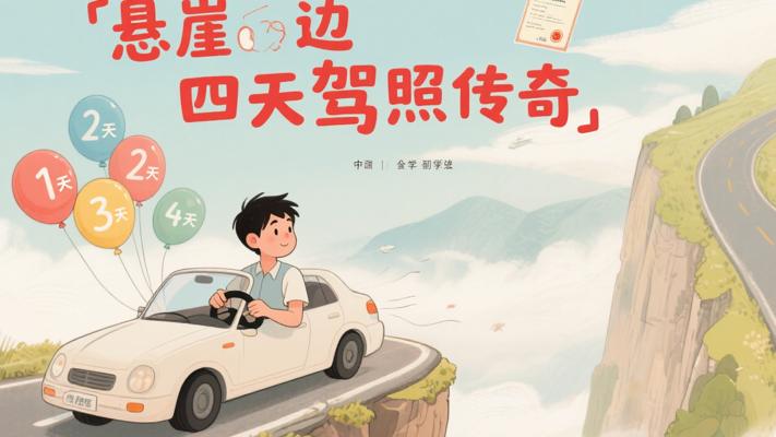 悬崖边的逆袭：中国留学生的四天驾照传奇