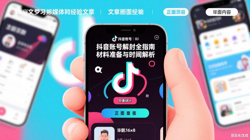 抖音账号解封全指南材料准备与时间解析