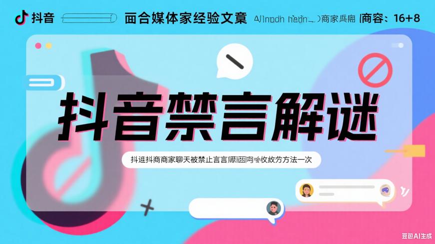 抖音商家聊天被禁言？原因与解决办法详解