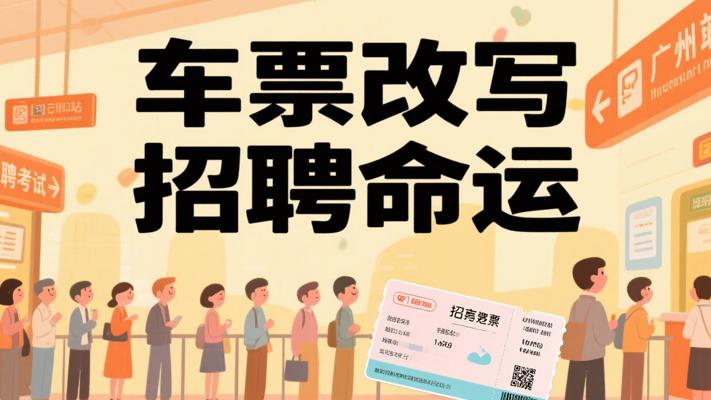 一张车票改写命运：广州车站里的隐形招聘考试