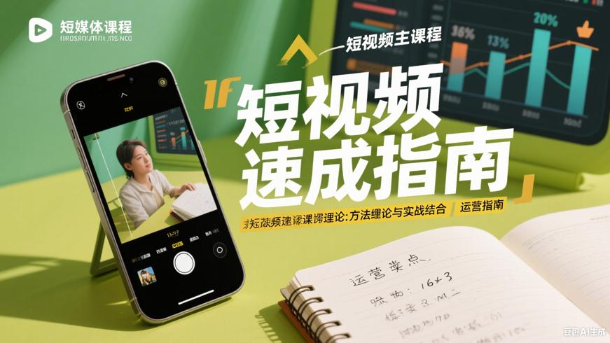 短视频速成课：方法论与实战结合的运营指南