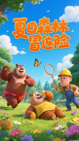 《熊出没之夏日连连看》：夏日森林的欢乐冒险