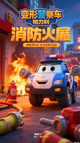 《变形警车珀利消防安全篇》：寓教于乐的安全启蒙佳作