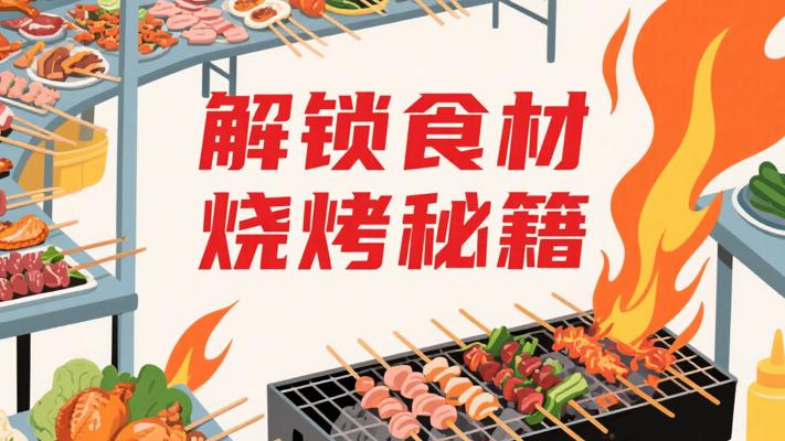解锁上百种食材烧烤秘籍，附独家配方视频