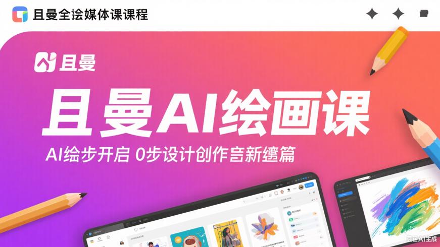 且曼AI绘画课：从0起步开启设计创作新篇