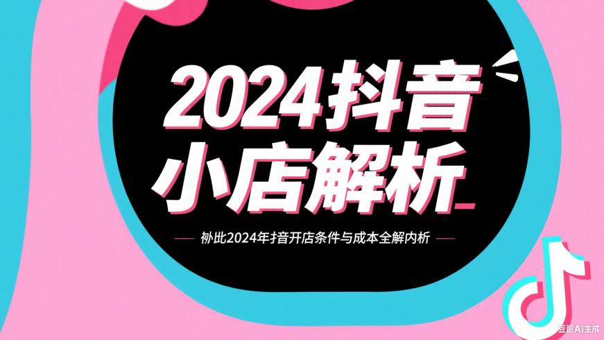 2024年抖音小店开店条件与成本全解析
