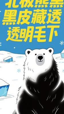 冷知识！《北极熊》的黑皮肤藏在透明毛发下超神奇