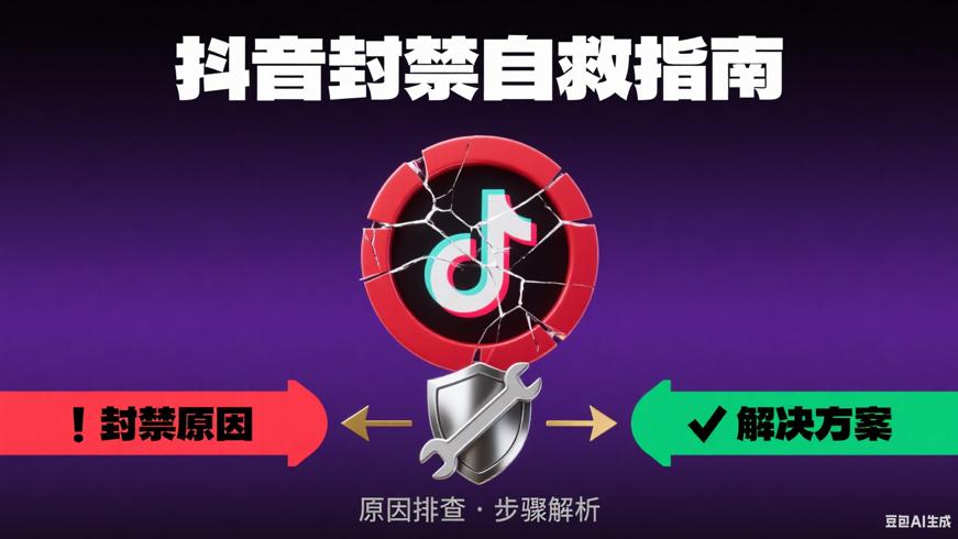抖音账号被永久封禁？别慌，先看原因和解决办法