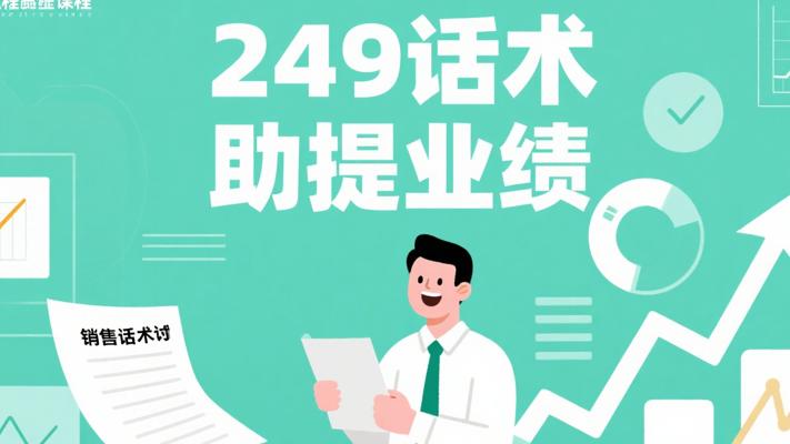 249份销售话术大全助力销售业绩提升