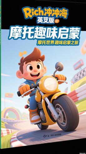 《瑞奇冲冲冲英文版》：摩托世界的趣味启蒙之旅