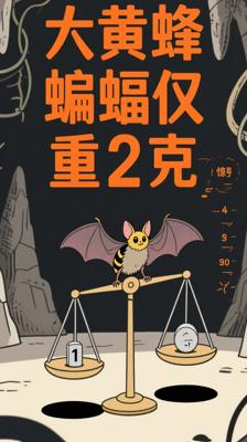 冷知识！世界最小哺乳动物《大黄蜂蝙蝠》仅重2克