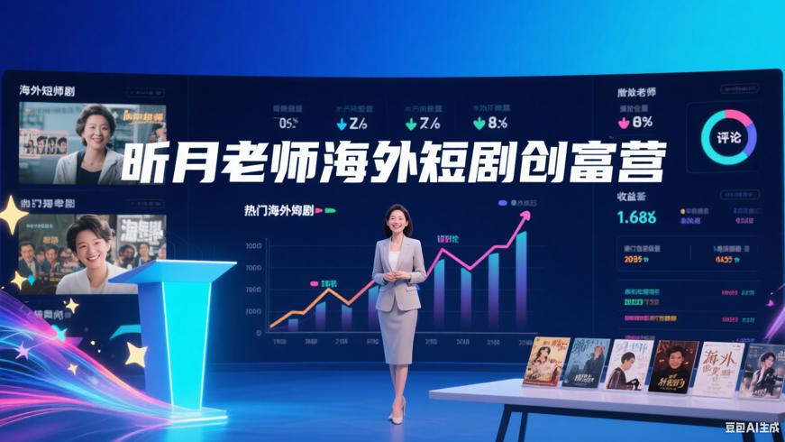 昕月老师海外短剧变现营，开启创富新旅程