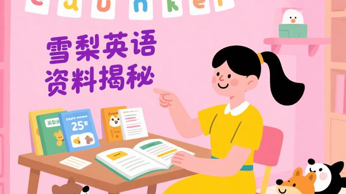 雪梨老师25套小学英语王炸资料大揭秘