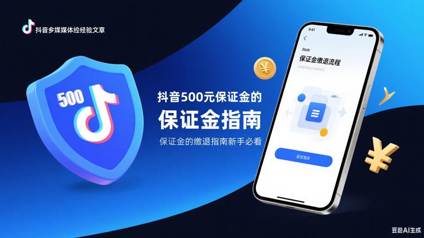 抖音500元保证金的缴退指南新手必看