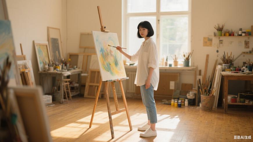 在创造自我的旅程中绽放生命光彩的平凡女孩