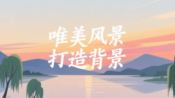 唯美治愈风景素材：打造梦幻视频背景