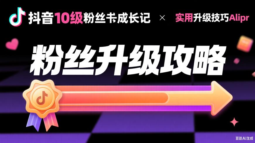 抖音10级粉丝成长记实用升级技巧分享