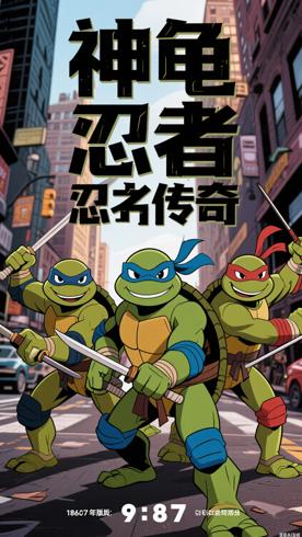 《忍者神龟1987年版》：经典动画开启忍者传奇