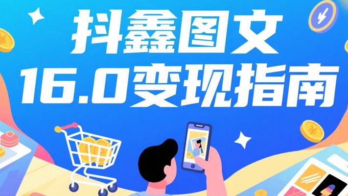 抖鑫图文带货16.0版本：零基入门与高效变现指南