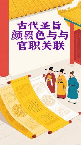 古代圣旨颜色和官职的联系你了解多少