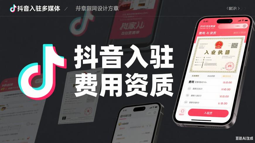 抖音入驻商家：费用与资质的那些事儿