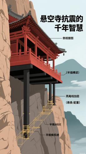 悬空寺千年不倒的抗震设计暗藏的冷知识