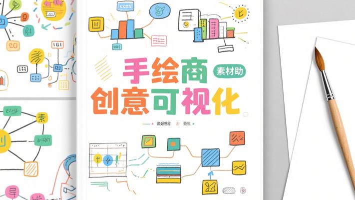 手绘商业思维素材包助力商业创意可视化