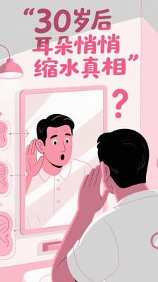 别不信！30岁后你的《耳朵竟会悄悄缩水》的真相