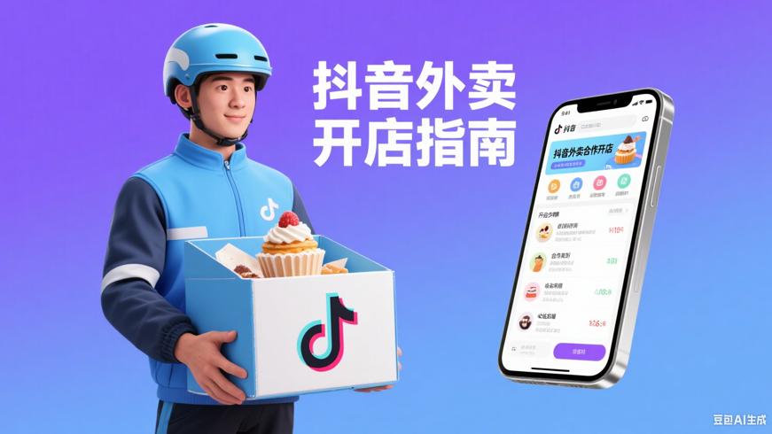 抖音外卖合作开店方式及操作指南