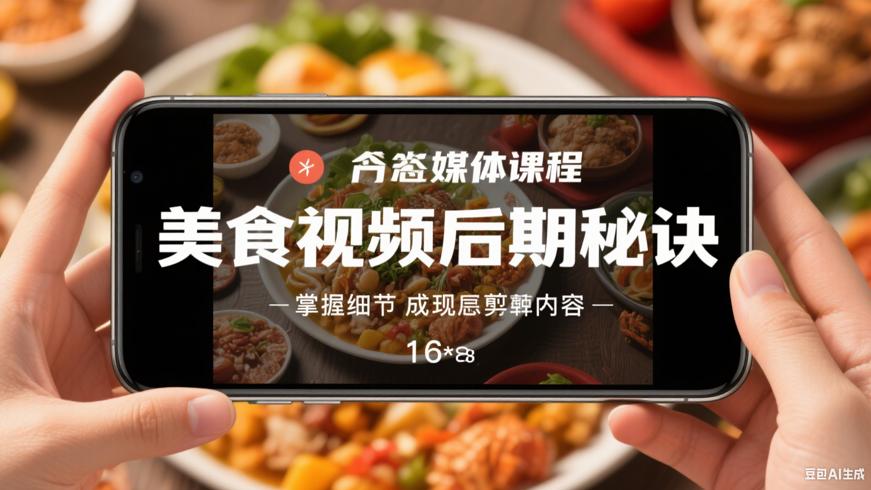 手机拍摄美食视频剪辑后期：掌握细节成就质感