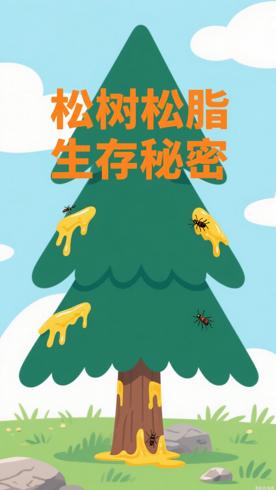 松树分泌松脂的那些生存小秘密
