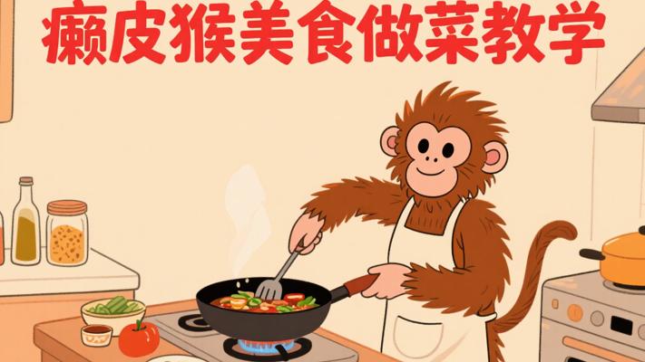 癞皮猴爱美食：全套做菜教学视频的魅力