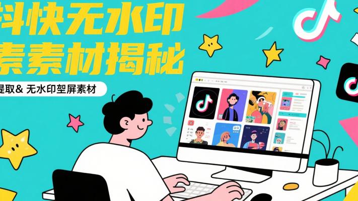 抖音快手必备！无水印竖屏素材大揭秘