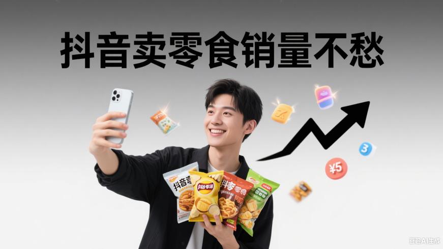 抖音卖零食想赚钱做好这几点销量不用愁