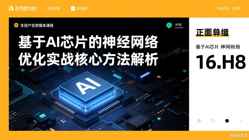 基于AI芯片的神经网络优化实战核心方法解析